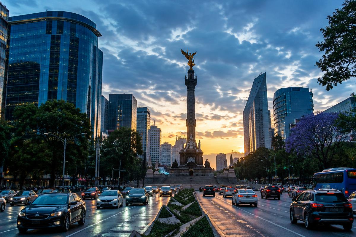 Paseo de la Reforma en Ciudad de México
